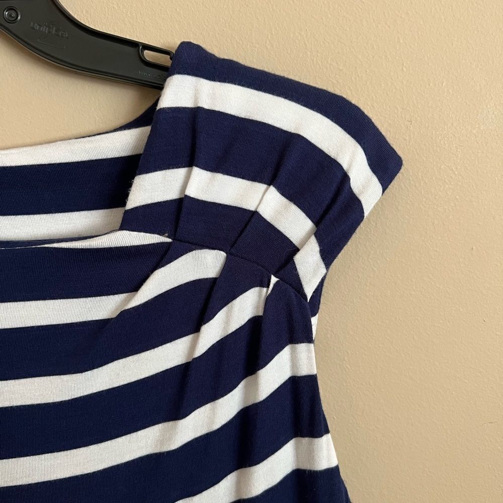 Calvin Klein Navy/White Cotton Stretch Dress Women’s size 4 - Picture 6 of 9